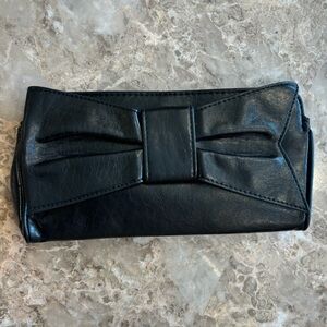 Y2K Vintage Black Bow Clutch Purse